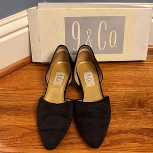Low Heeled Fabric Dress Shoes